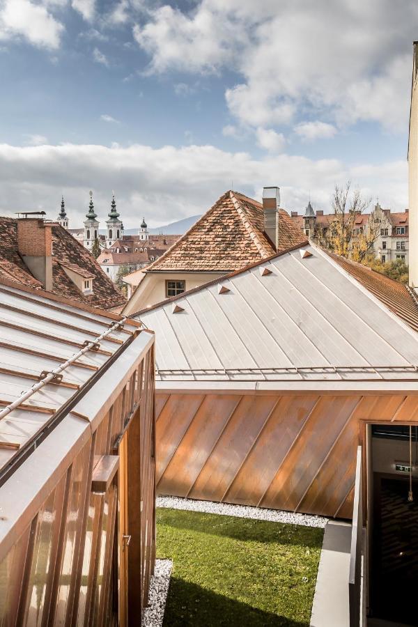 גראץ Kai 36 - Hotel Zwischen Fels Und Fluss מראה חיצוני תמונה A standing seam metal roof