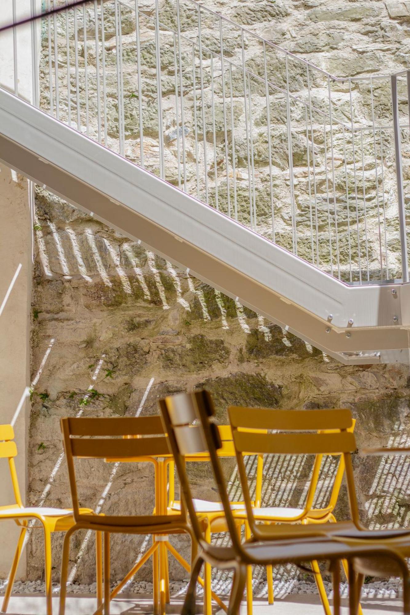 גראץ Kai 36 - Hotel Zwischen Fels Und Fluss מראה חיצוני תמונה Detail of the staircase
