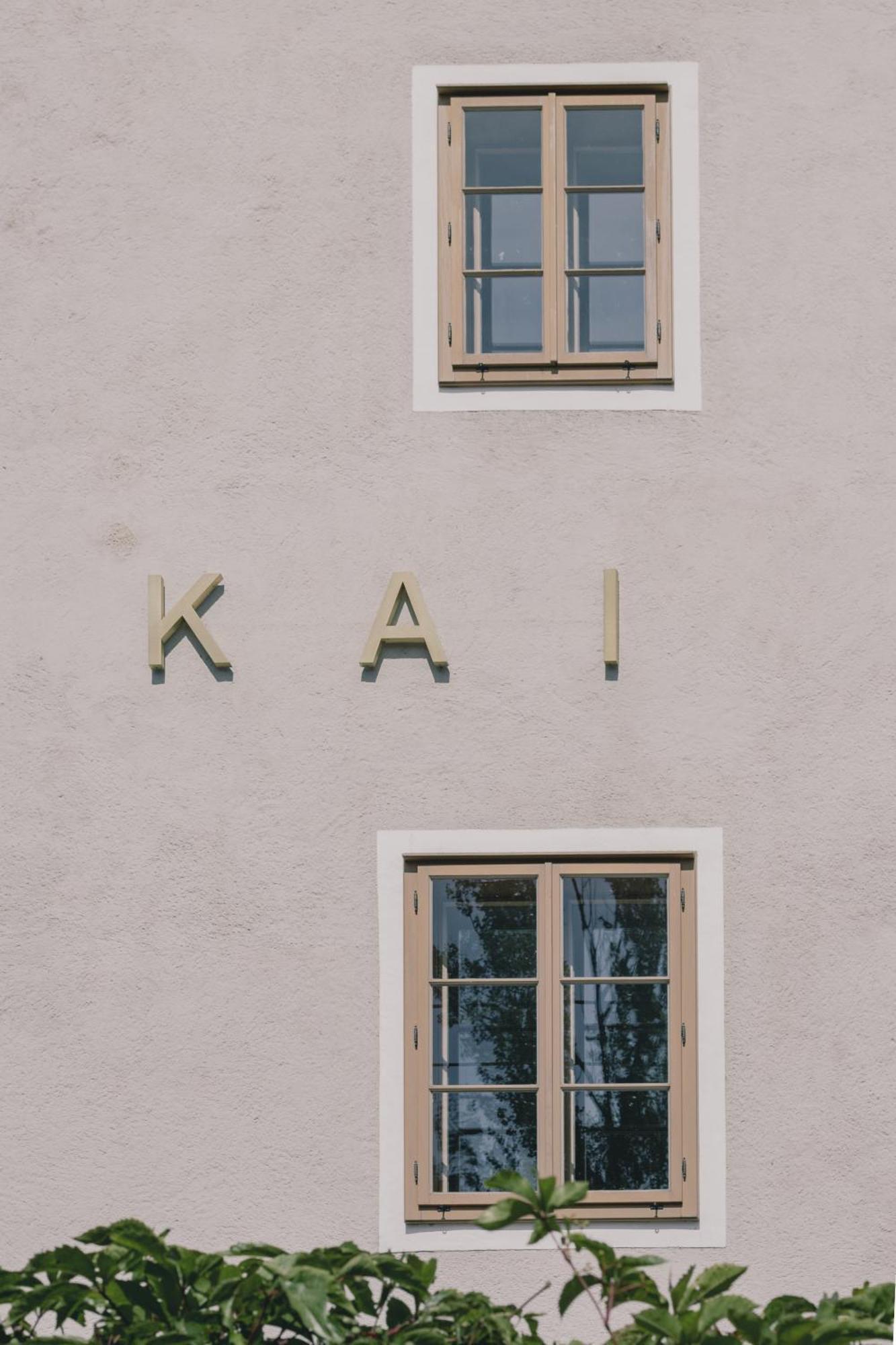גראץ Kai 36 - Hotel Zwischen Fels Und Fluss מראה חיצוני תמונה The name of the house on the wall