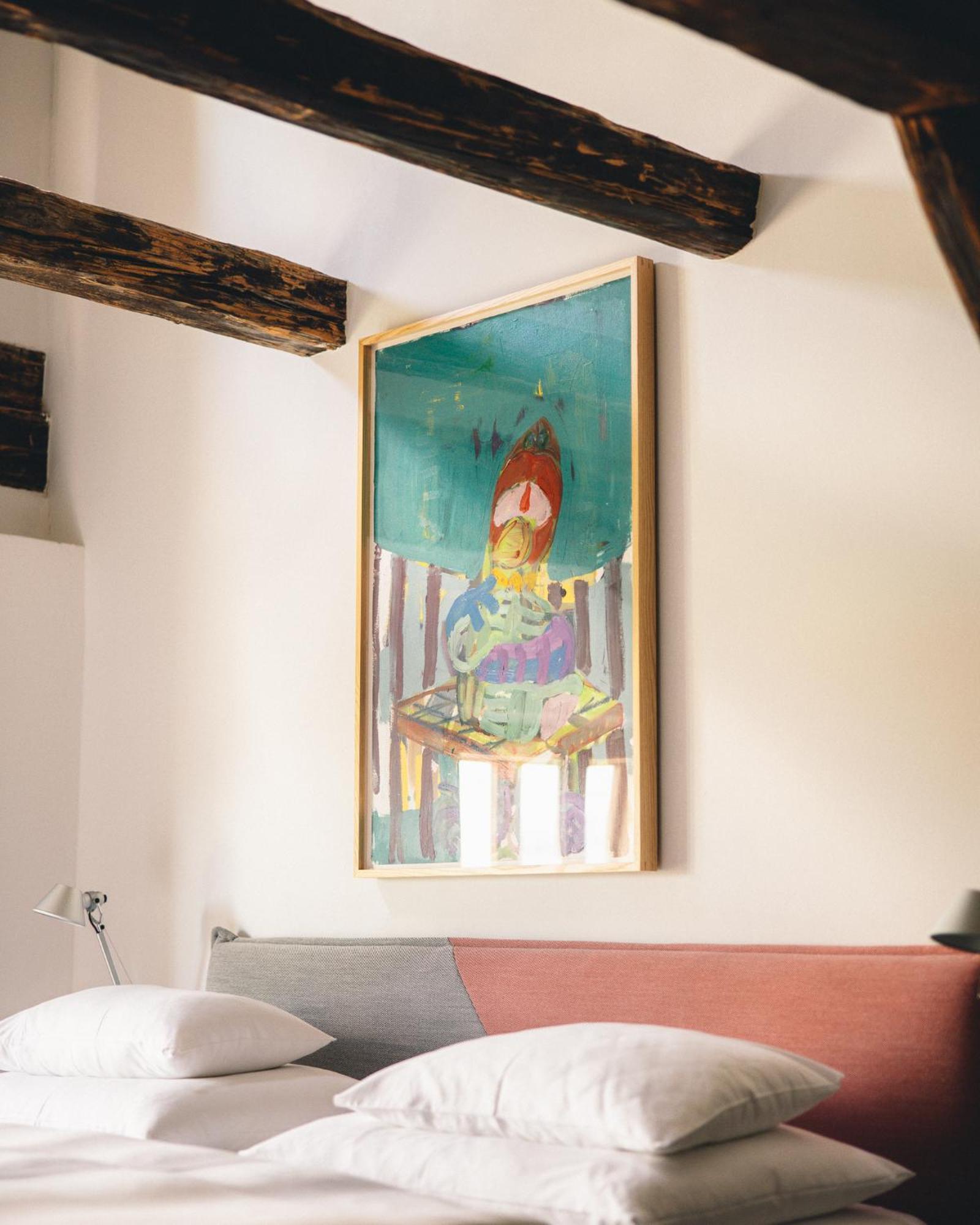 גראץ Kai 36 - Hotel Zwischen Fels Und Fluss מראה חיצוני תמונה A painting by the artist